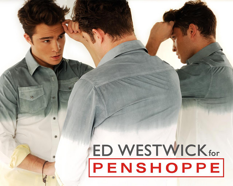 I'm here :D Ed Westwick Penshoppe Pre-Summer Ad Campaign 2012-03